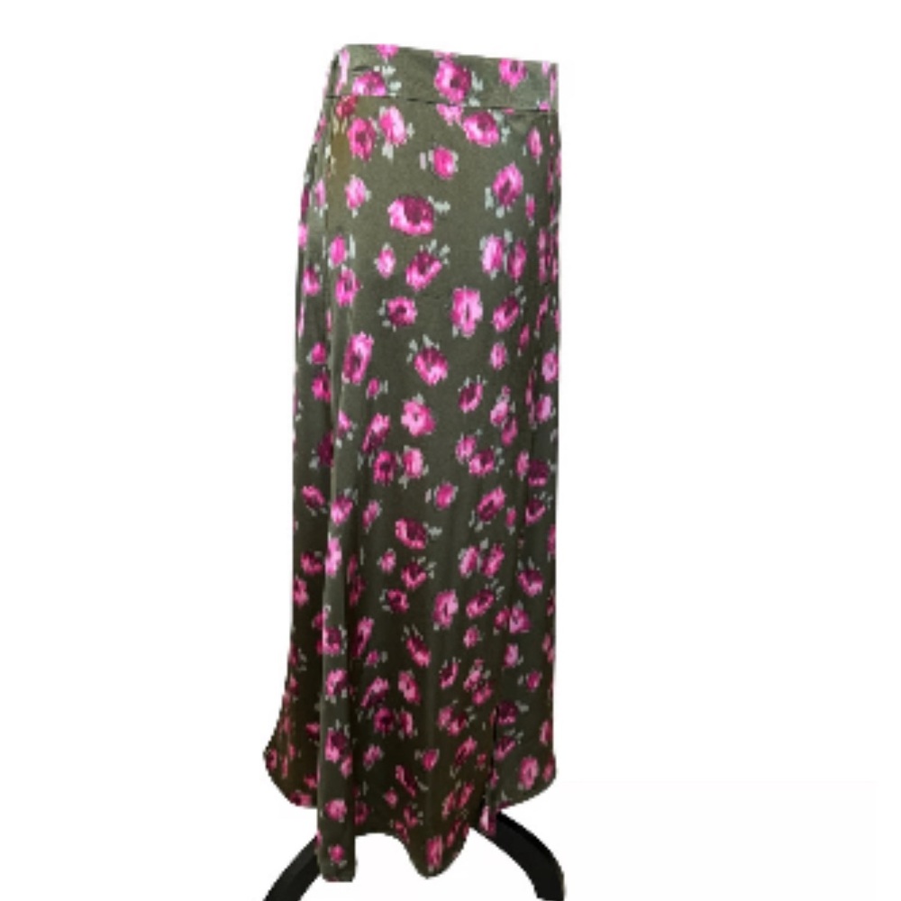 HALOGEN Women Floral Maxi Skirt Size Small